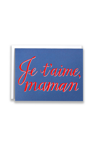 BANQUET WORKSHOP Carte Je t'aime Maman