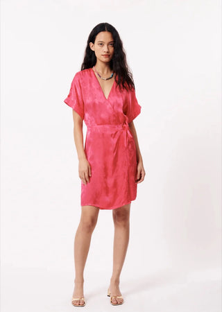 FRNCH PARIS Lois Dress - Fuchsia