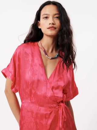 FRNCH PARIS Lois Dress - Fuchsia