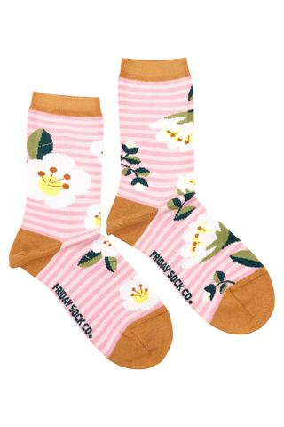 FRIDAY SOCK CO. Chaussettes - Pink Stripes