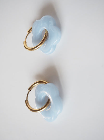 BON MATIN Boucles d'Oreilles La Fleur