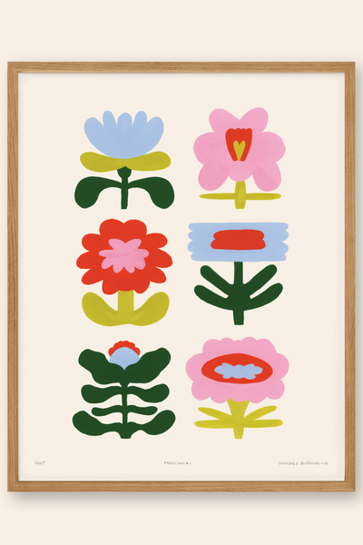 ANNE JULIE DUDEMAINE Flowering Poster 1