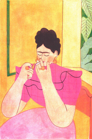 KIBLIND Poster Morgane Fadanelli - Frida Kahlo