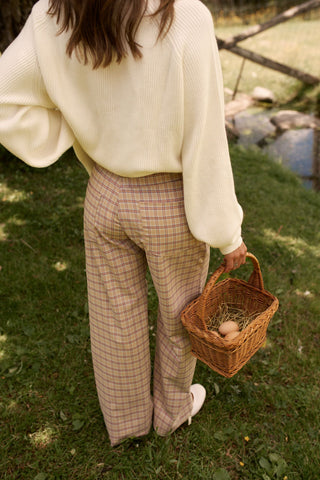DAILYSTORY Pantalon Harper - Carreaux