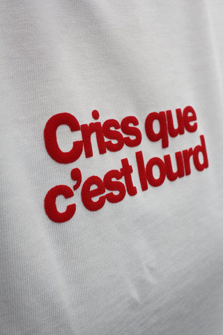 SAULE T-Shirt Féministe - Blanc