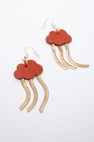 VEINAGE Boucles d'Oreilles Nuage S