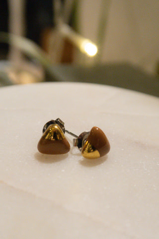 KAG Boucles d'Oreilles Céramique Triangle