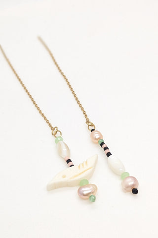 KAJOU Boucle d'Oreilles Pendante Oiseaux