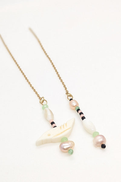 KAJOU Boucle d'Oreilles Pendante Oiseaux