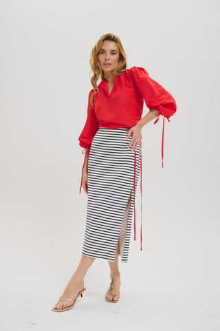 LELE DEBALTZAC Blouse Colette - Rouge