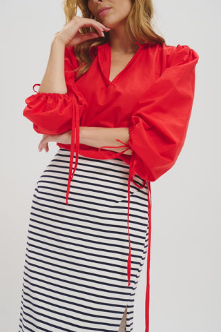 LELE DEBALTZAC Blouse Colette - Rouge