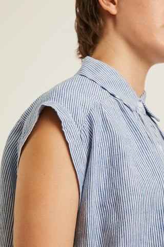 NAÏF Mirna Shirt - Blue and White