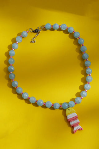 CROCODILE AGILE Collier Poisson