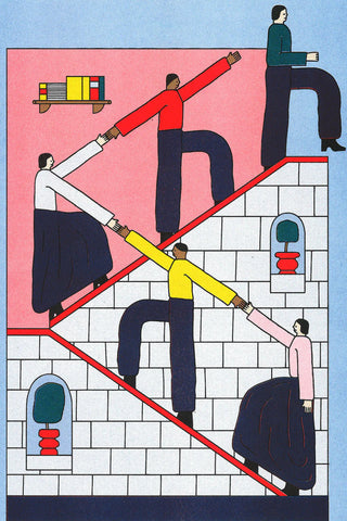 KIBLIND Poster by Zack Rosebrugh - Progress was better before
