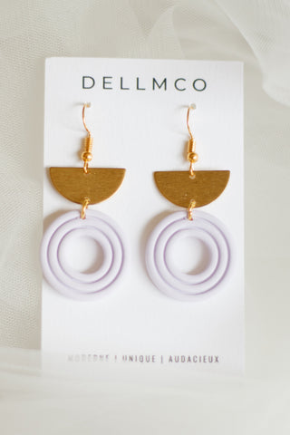 DELLMCO Boucles d'Oreilles Rosalie