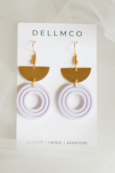 DELLMCO Boucles d'Oreilles Rosalie