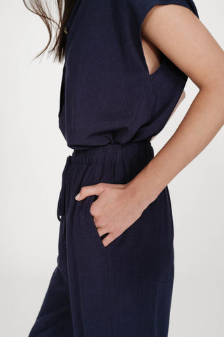 GRACE & MILA Raven Pants - Navy
