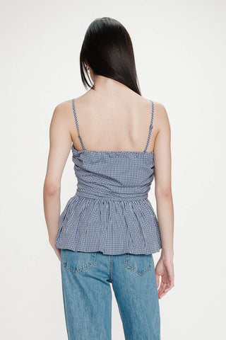 GRACE & MILA Peplum Bustier Valo - Navy