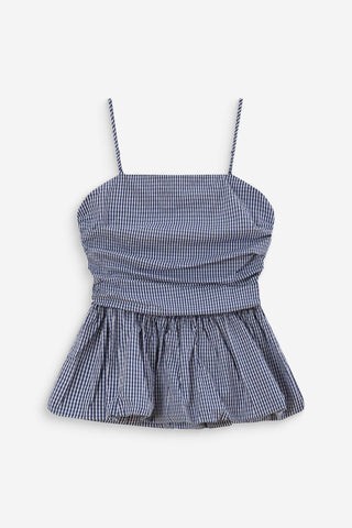 GRACE & MILA Peplum Bustier Valo - Navy