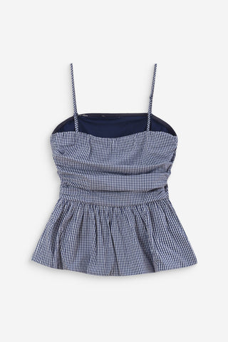 GRACE & MILA Peplum Bustier Valo - Navy