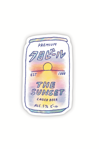 FOONIE Sunset Beer Sticker