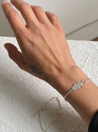 BILAK JEWELRY Bracelet Enki  - Argent