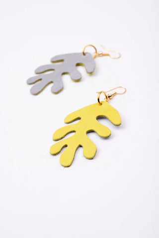 VEINAGE Boucles d'Oreilles Corail