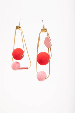 VEINAGE Hidden Love Earrings