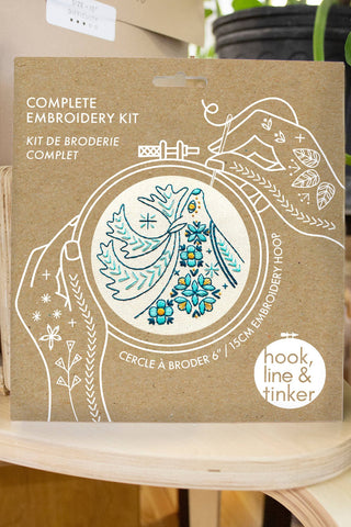 HOOK LINE & TINKER Embroidery Kit - Caribou