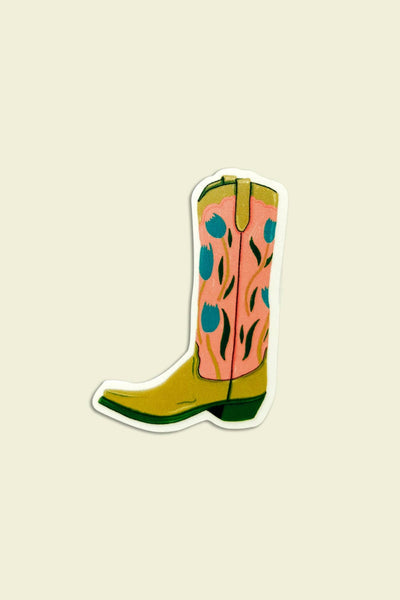 ARTBABY &amp; CO. Cowgirl Boot Sticker