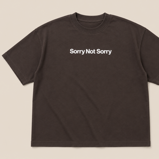 SAULE Feminist T-Shirt - Brown