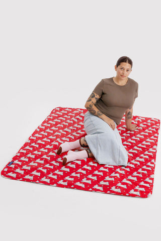 BAGGU Puffy Picnic Blanket - Rabbits
