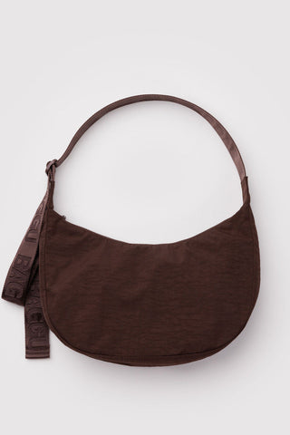 BAGGU Medium Crescent Nylon Bag - Coffee