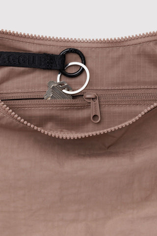 BAGGU Medium Crescent Nylon Bag - Toasted Almond