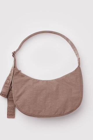 BAGGU Medium Crescent Nylon Bag - Toasted Almond