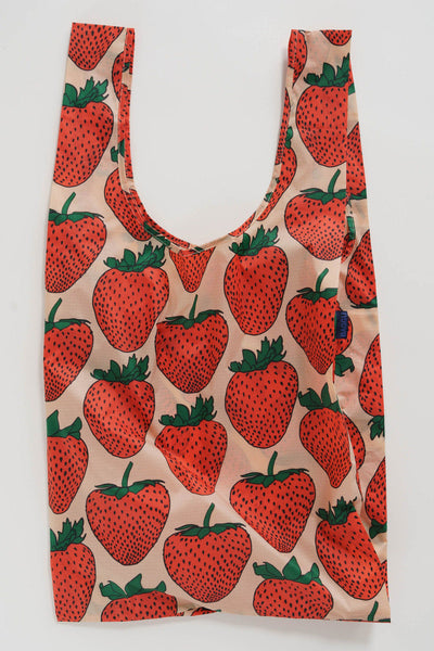 BAGGU Sac Réutilisable Grand - Fraise