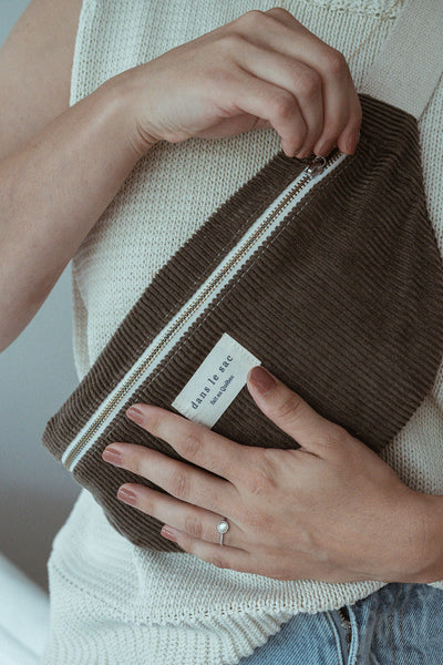 DANS LE SAC Sac Banane Corduroy