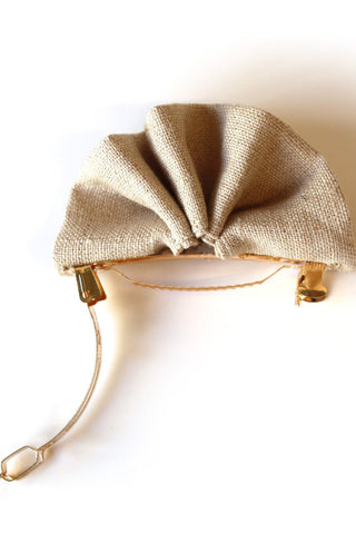 GIBOU Barrette Coquillage Lin