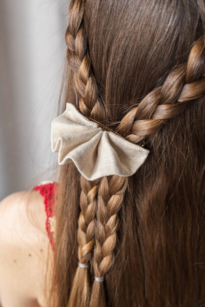 GIBOU Barrette Coquillage Lin