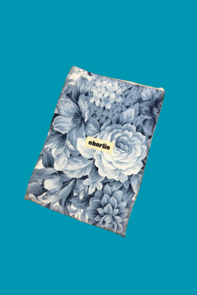 CHARLIE Large Book Pouch - Flowers