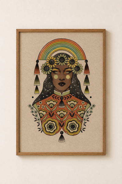 HILARY JANE Here Comes The Sun Poster