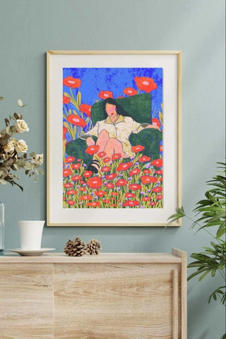 VIVIAN SOFIA Affiche Poppy Meadow