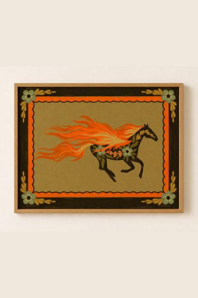 HILARY JANE Fire Horse Poster
