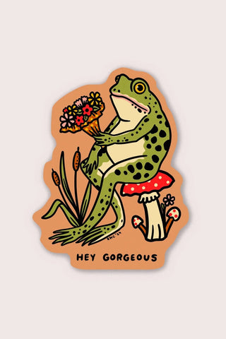 STAY HOME CLUB Sticker - Hey Gorgeous