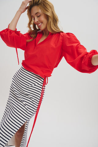LELE DEBALTZAC Blouse Colette - Rouge