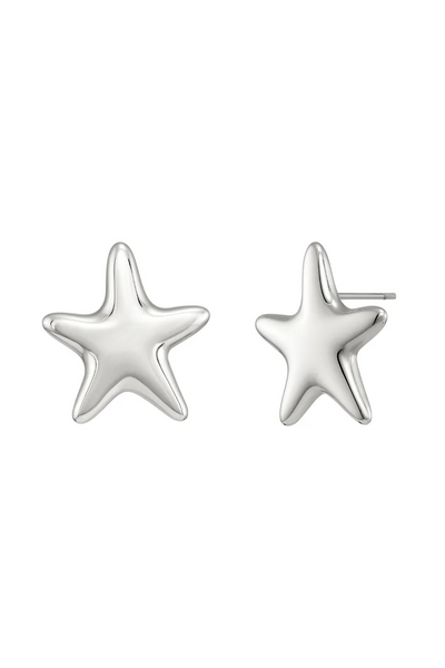 TWENTY COMPASS Boucles d'Oreilles Étoile - Argent