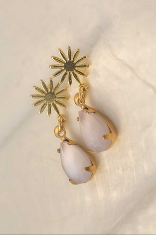 SANDRINE DEVOST Boucles d'Oreilles Lila