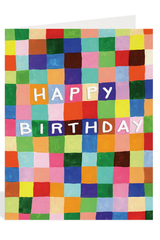 HALFPENNY POSTAGE Mini Carte Mosaïque Anniversaire