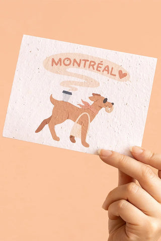 BKIND Carte Plantable - Promenade à Montréal