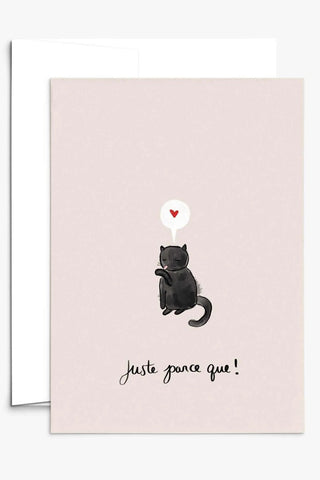 MIMI & AUGUST Carte Juste parce que